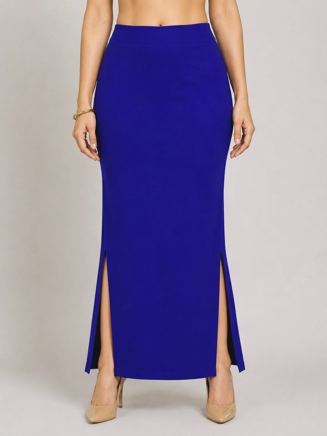 Royal Blue Saree Shapewear Petticoat for Women | Saree Inner Skirt | Mermaid Fit Saree Underskirt | Saree Shaper |Comfortable Saree wear