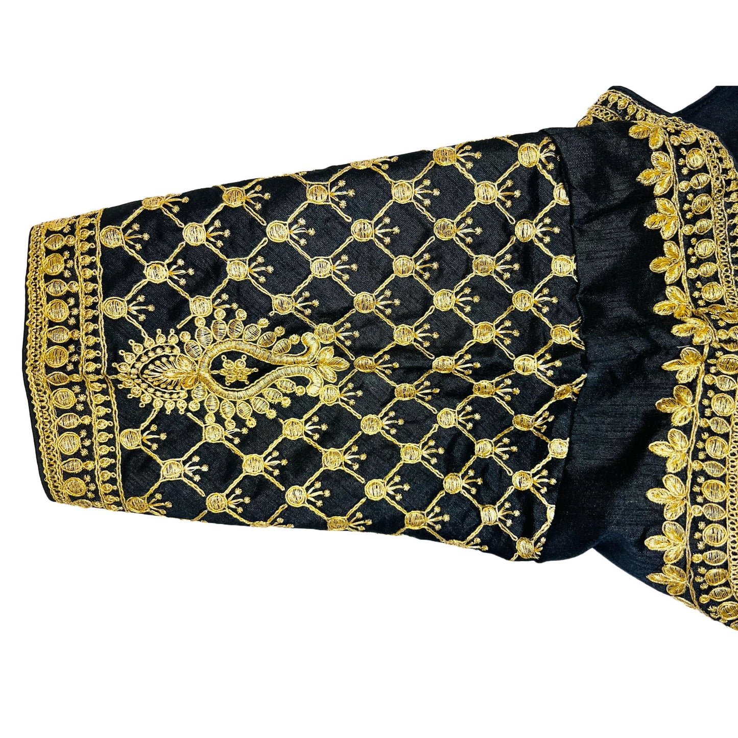 Black Color Trendy Women's Jacquard Embroidered Readymade Blouse, Designer Blouse, Crop Top, Tunic Top, Fancy Blouse, Bridal Blouse, Party Wear Blouse, Padded Blouse, Choli Blouse, Wedding Blouse