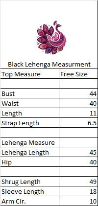 Elegant Black Georgette Embroidered Lehenga Set with Jacket for Women – Traditional Indian Festive Wear with Gold and Pink Floral Detailing