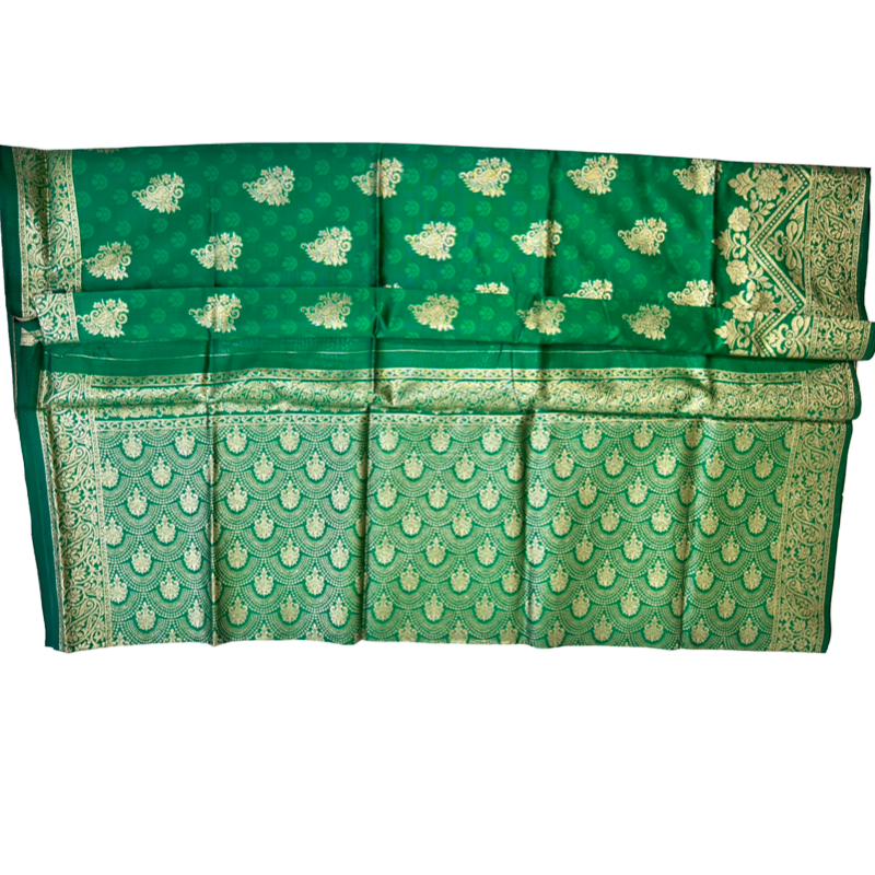 Jacquard Banarasi Silk Saree Pallu