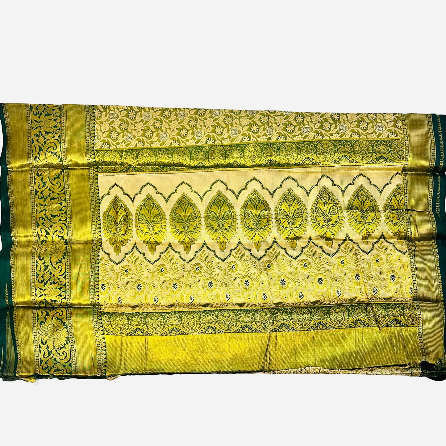 Green Color Dharmavaram Silk Saree