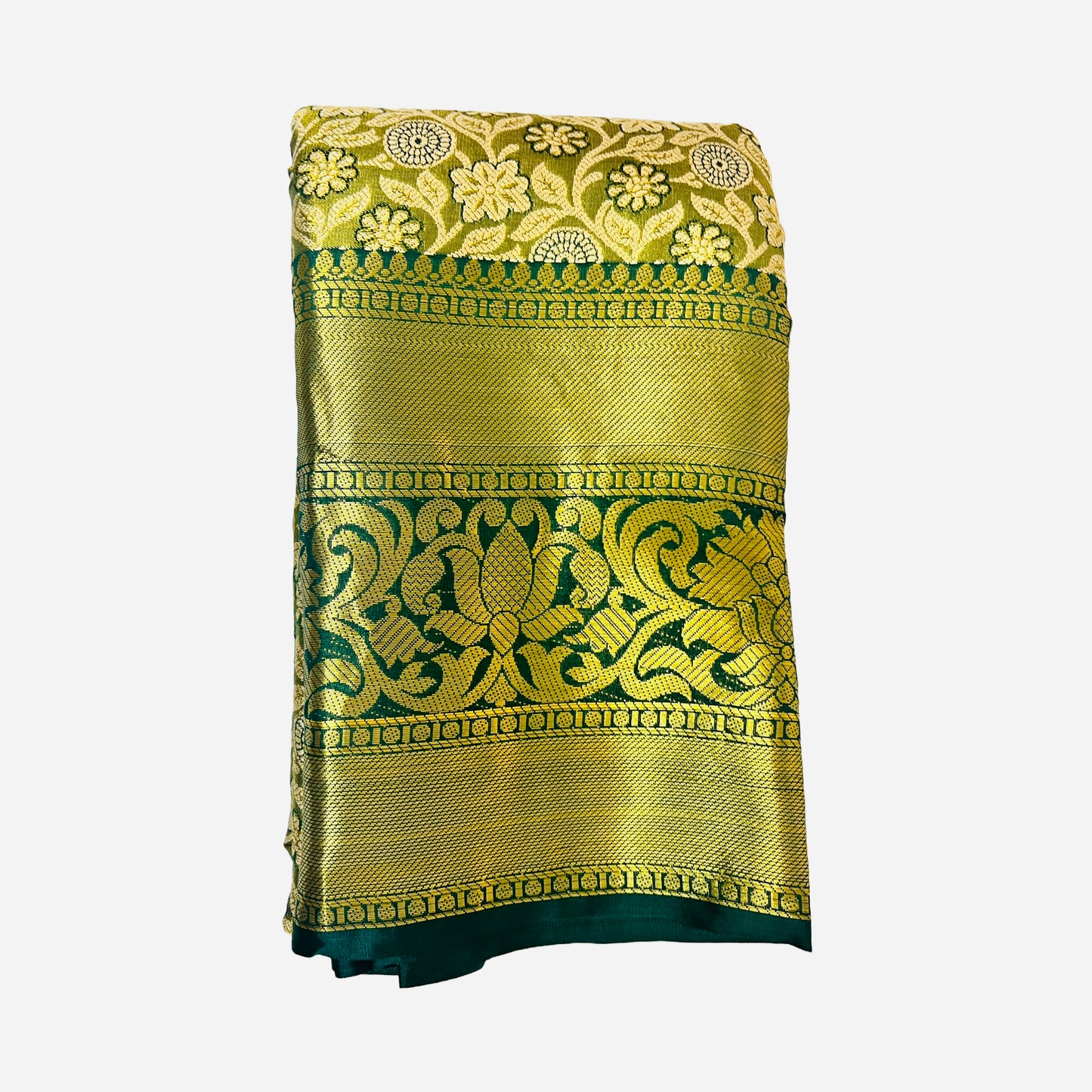 Green Color Dharmavaram Silk Saree