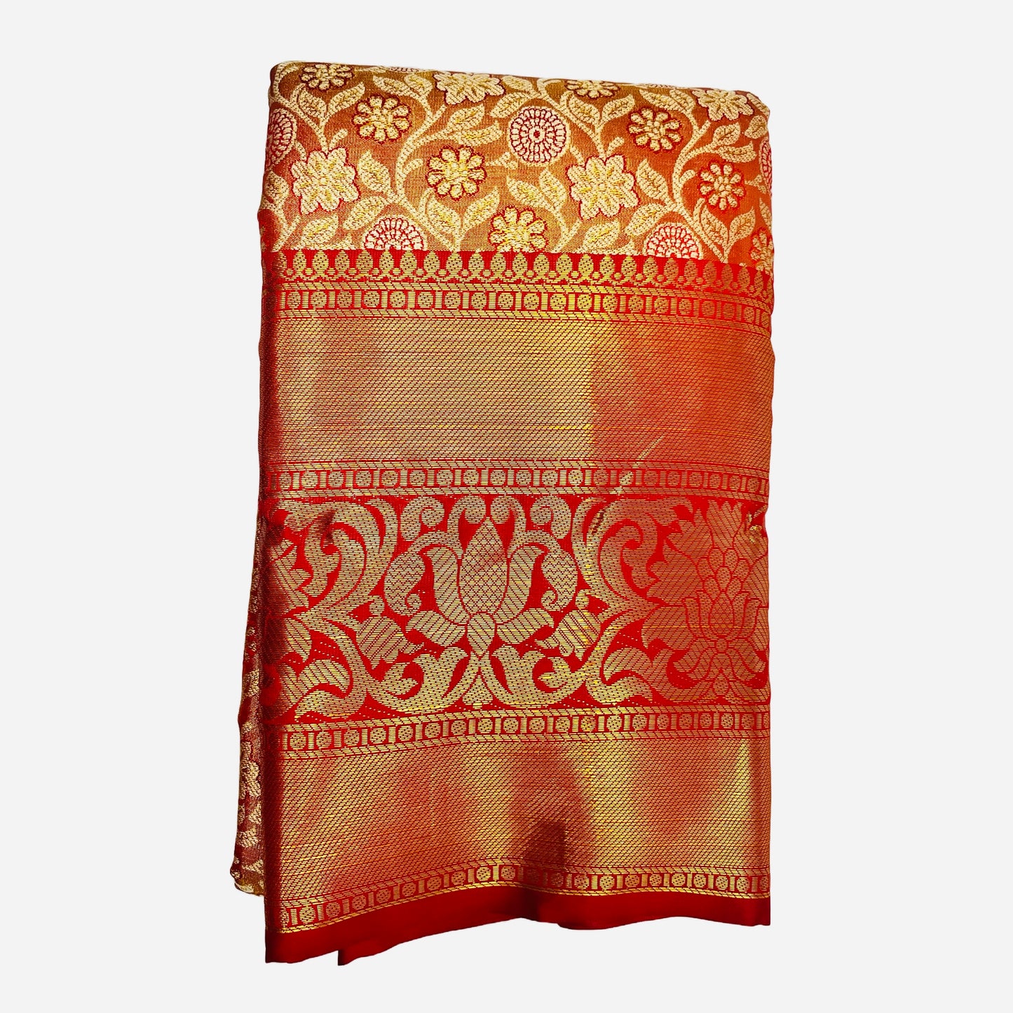 Red Color Dharmavaram Silk Saree