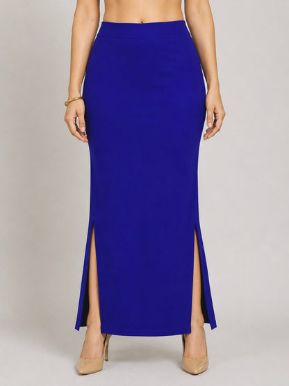 Royal Blue Saree Shapewear Petticoat for Women | Saree Inner Skirt | Mermaid Fit Saree Underskirt | Saree Shaper |Comfortable Saree wear