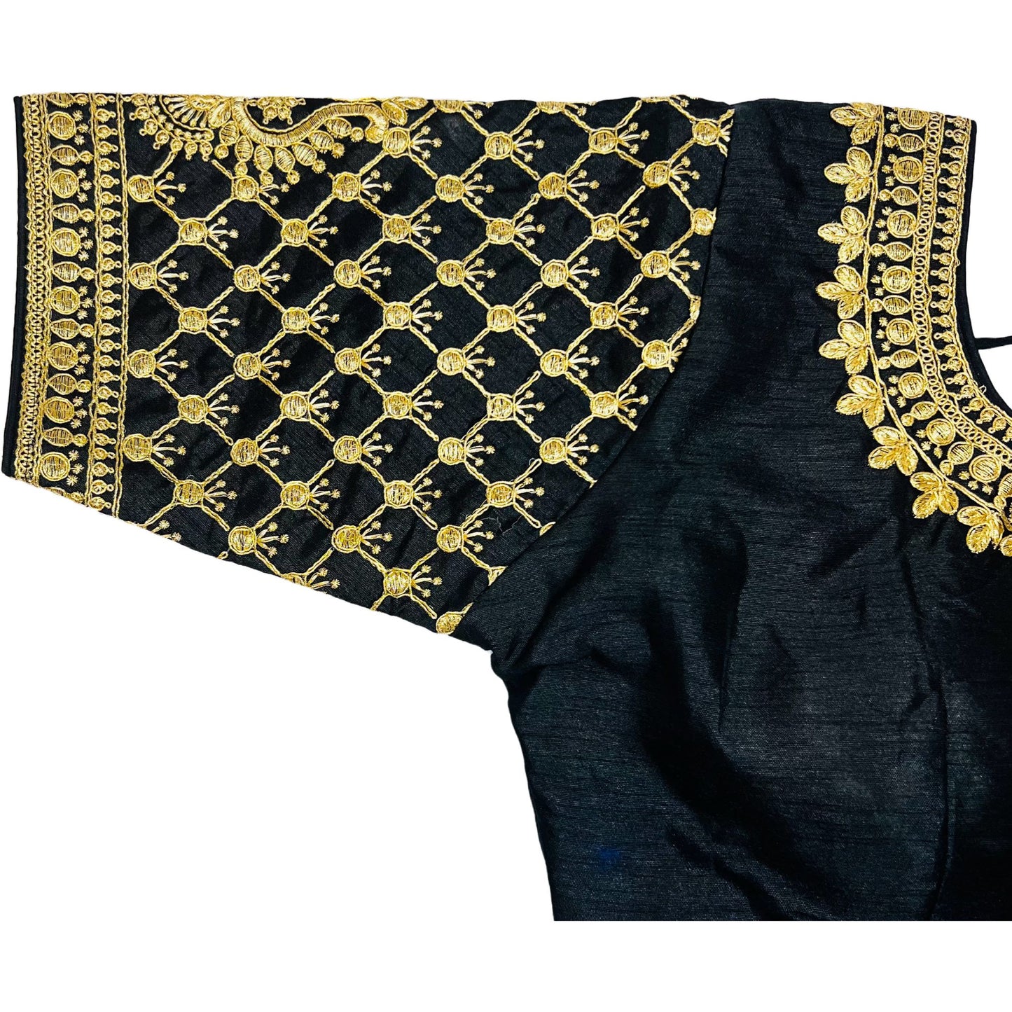 Black Color Trendy Women's Jacquard Embroidered Readymade Blouse, Designer Blouse, Crop Top, Tunic Top, Fancy Blouse, Bridal Blouse, Party Wear Blouse, Padded Blouse, Choli Blouse, Wedding Blouse