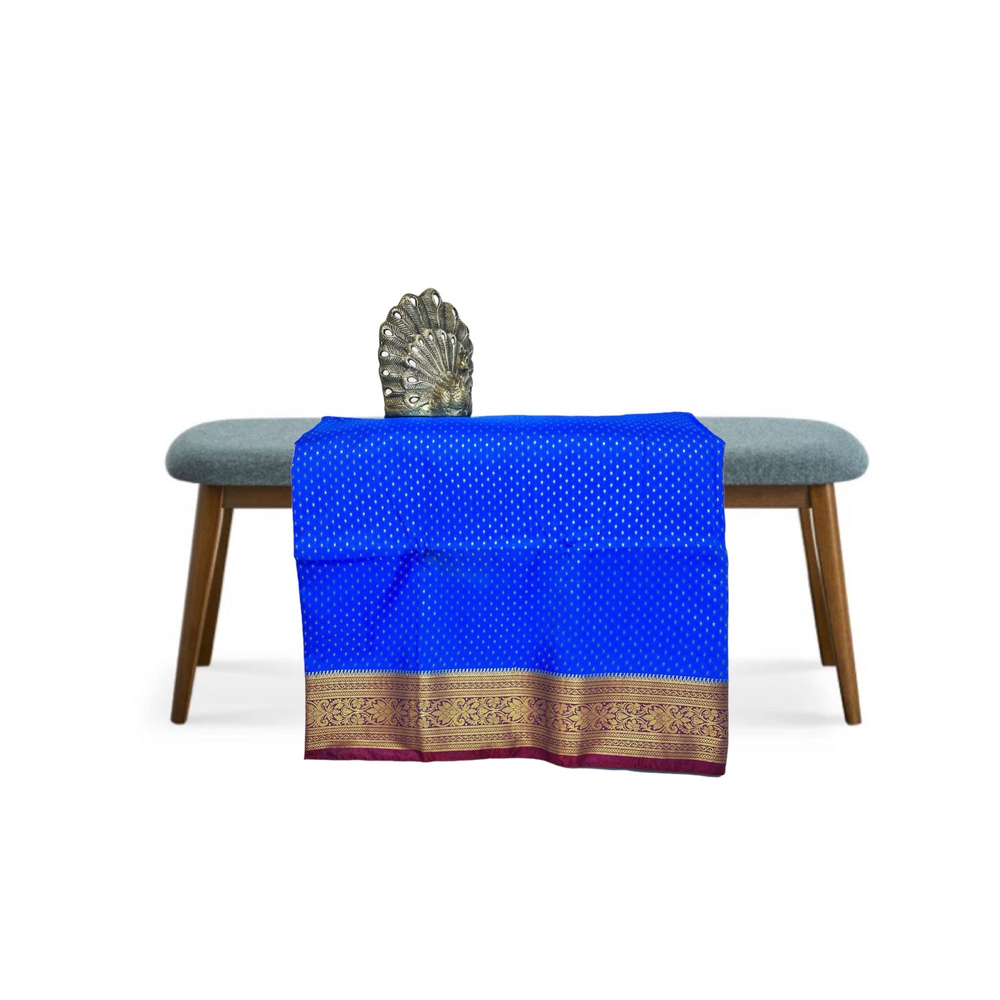 Blue Color Kanjivaram Silk Saree