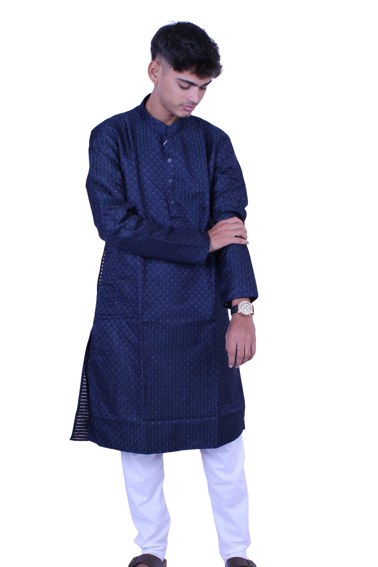 Men’s Peacock Blue Kurta Pajama Set | Indian Wedding Outfit | Festive & Party Wear for Men | Traditional Ethnic Wear, engagement outfit