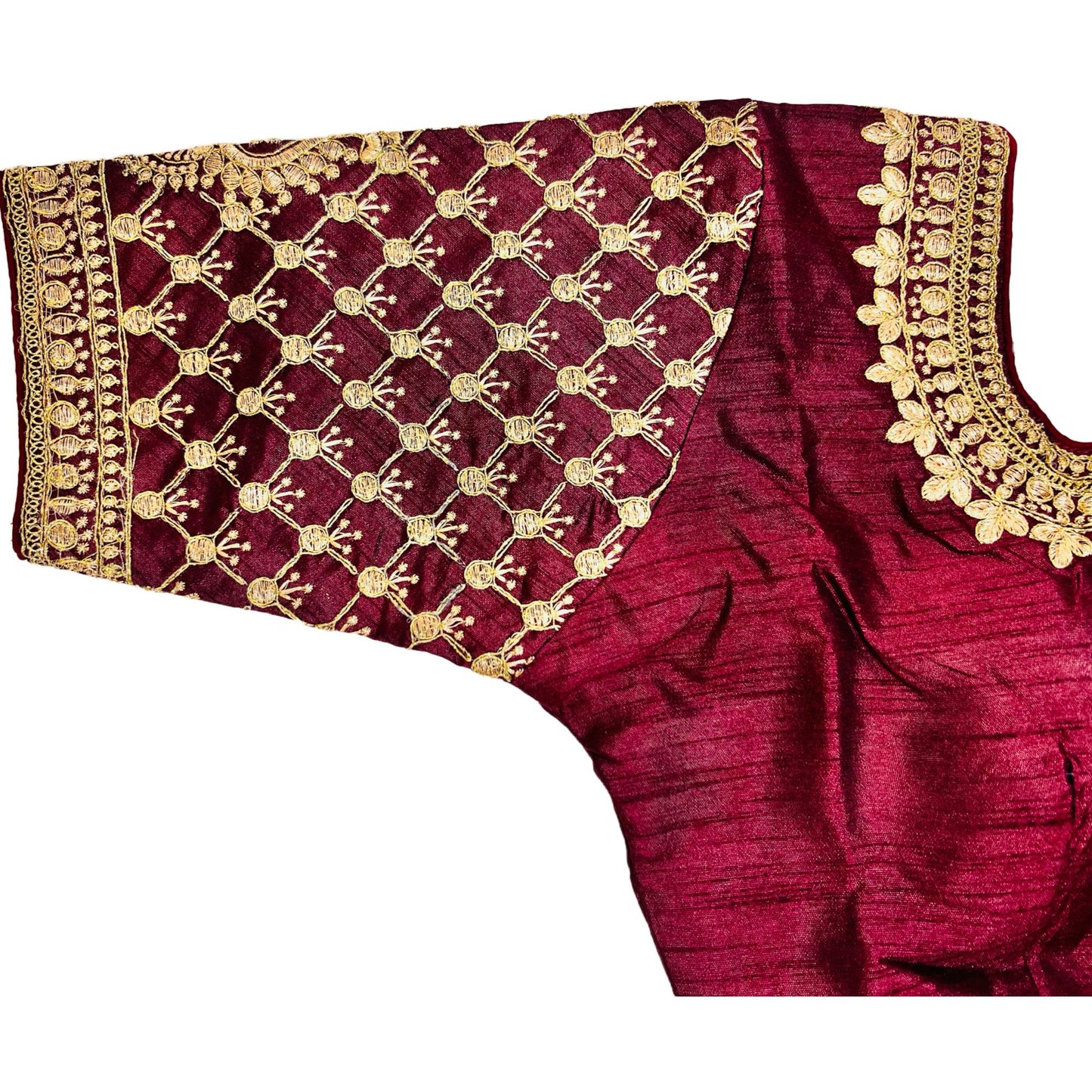 Maroon Color Trendy Women's Jacquard Embroidered Readymade Blouse, Designer Blouse, Crop Top, Tunic Top, Fancy Blouse, Bridal Blouse, Party Wear Blouse, Padded Blouse, Choli Blouse, Wedding Blouse