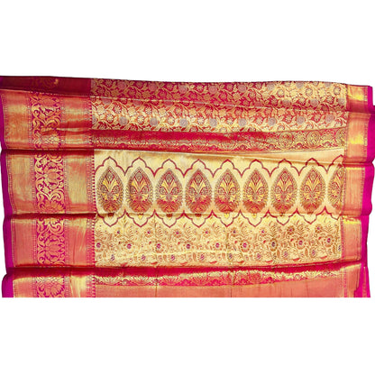 Pink Color Dharmavaram Silk Saree