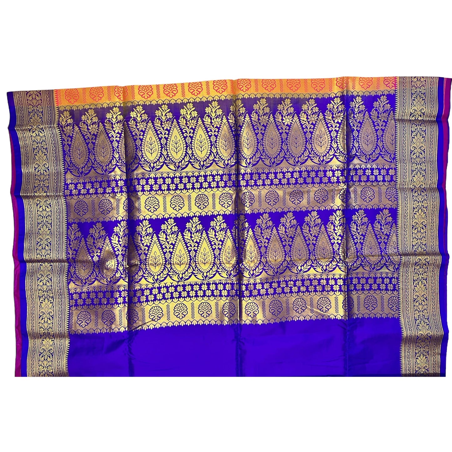 Raspberry Color Kanjivaram Silk Saree