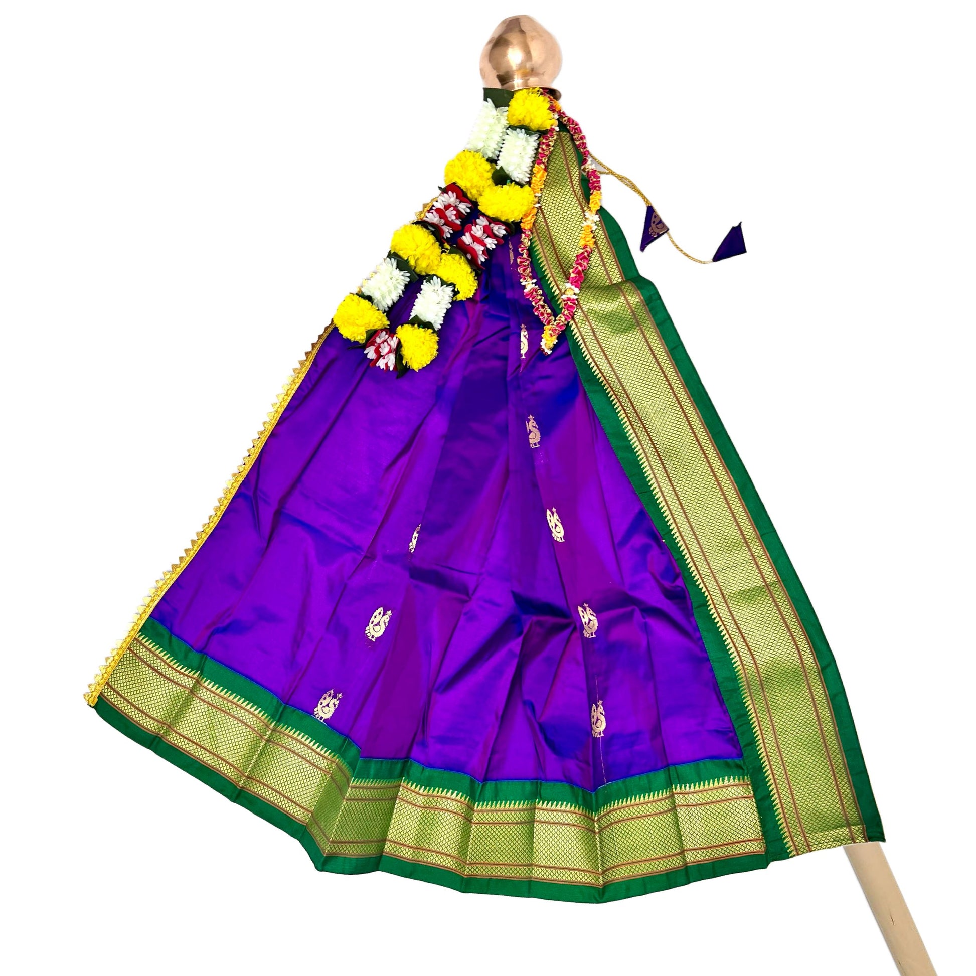 Royal Purple Paithani Gudi Vastra