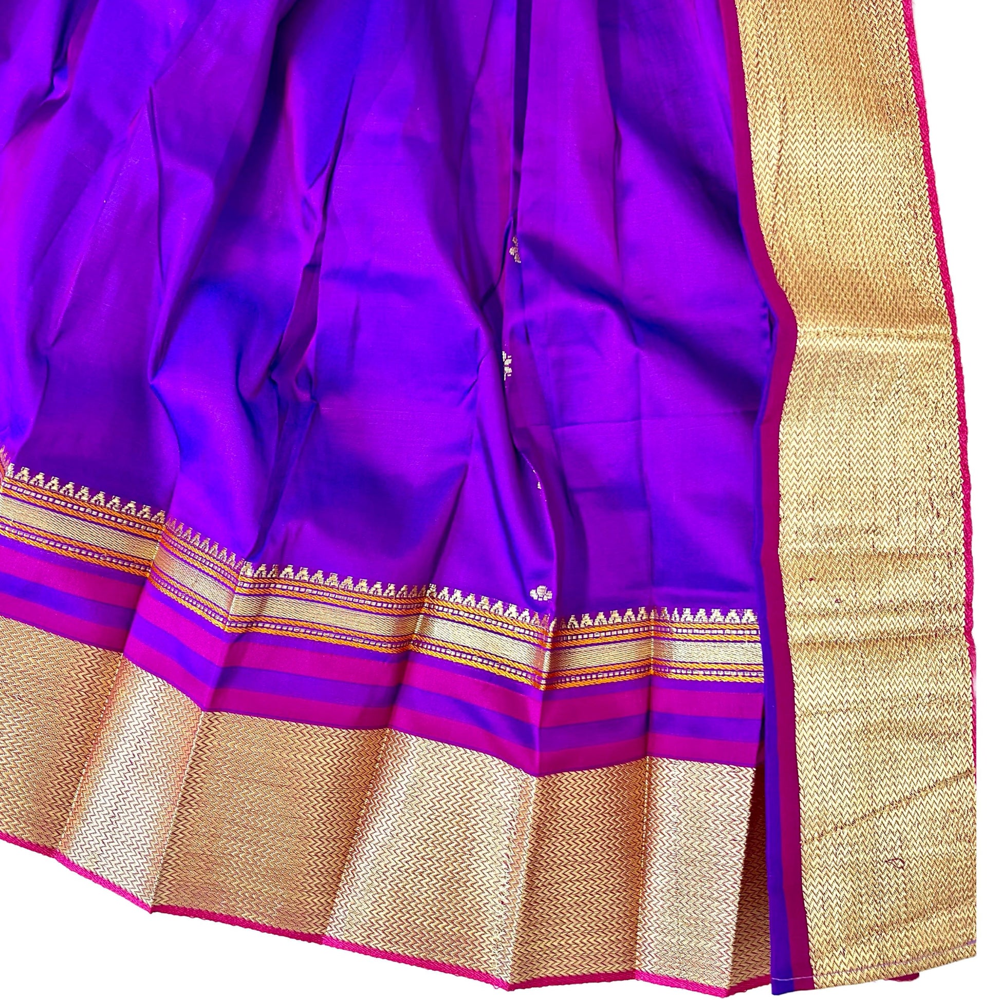 VIvid Violet Paithani Gudi Vastra