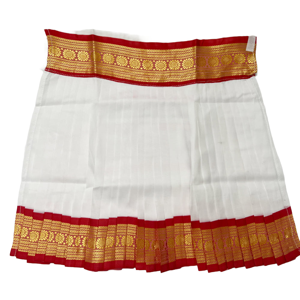 White Varalakshmi Kalasam/Kalash Saree, Navaratri Goddess Silk Saree , Mata Rani, Devi, Durga, Maa Laxmi Poshak, Margashirsha Devi Saree