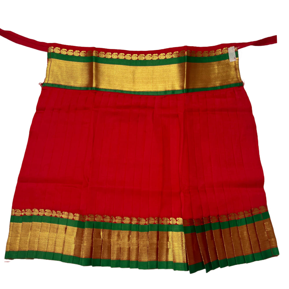 Red Varalakshmi Kalasam/Kalash Saree, Navaratri Goddess Silk Saree , Mata Rani, Devi, Durga, Maa Laxmi Poshak, Margashirsha Devi Saree