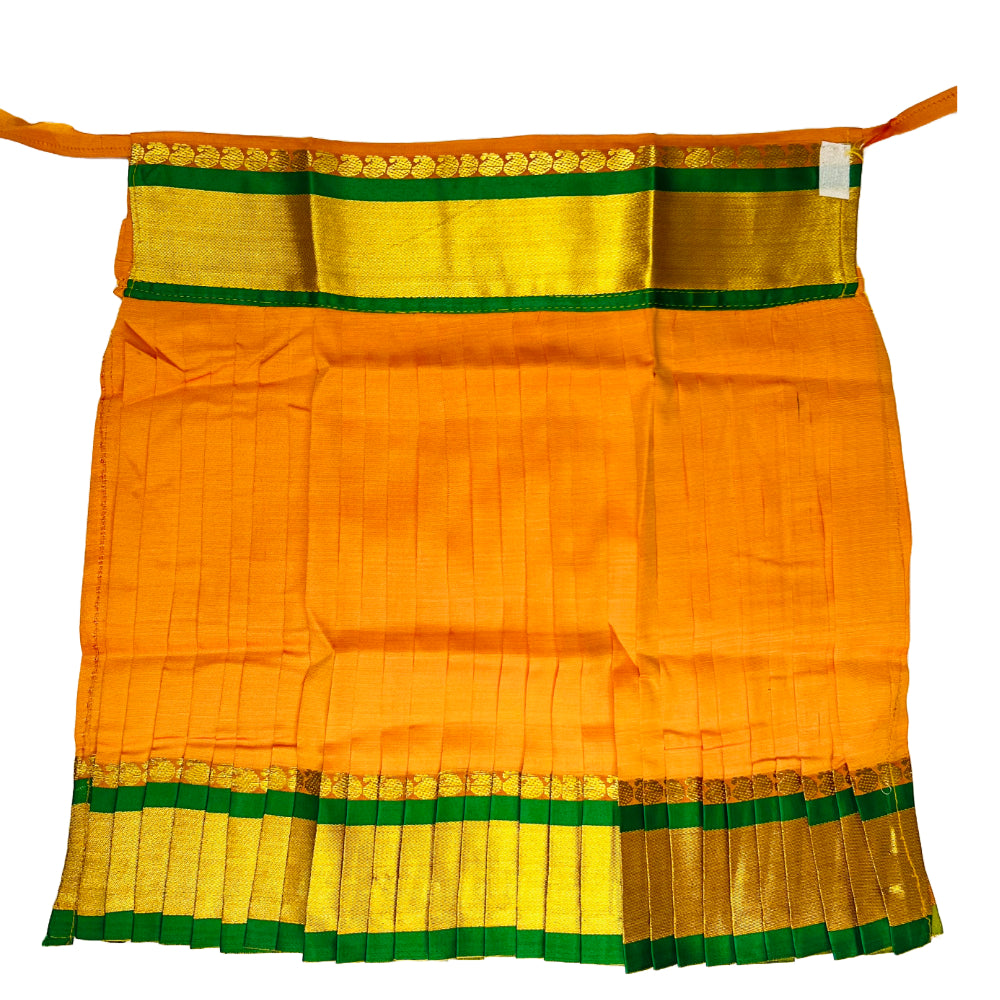 Yellow Varalakshmi Kalasam/Kalash Saree, Navaratri Goddess Silk Saree , Mata Rani, Devi, Durga, Maa Laxmi Poshak, Margashirsha Devi Saree