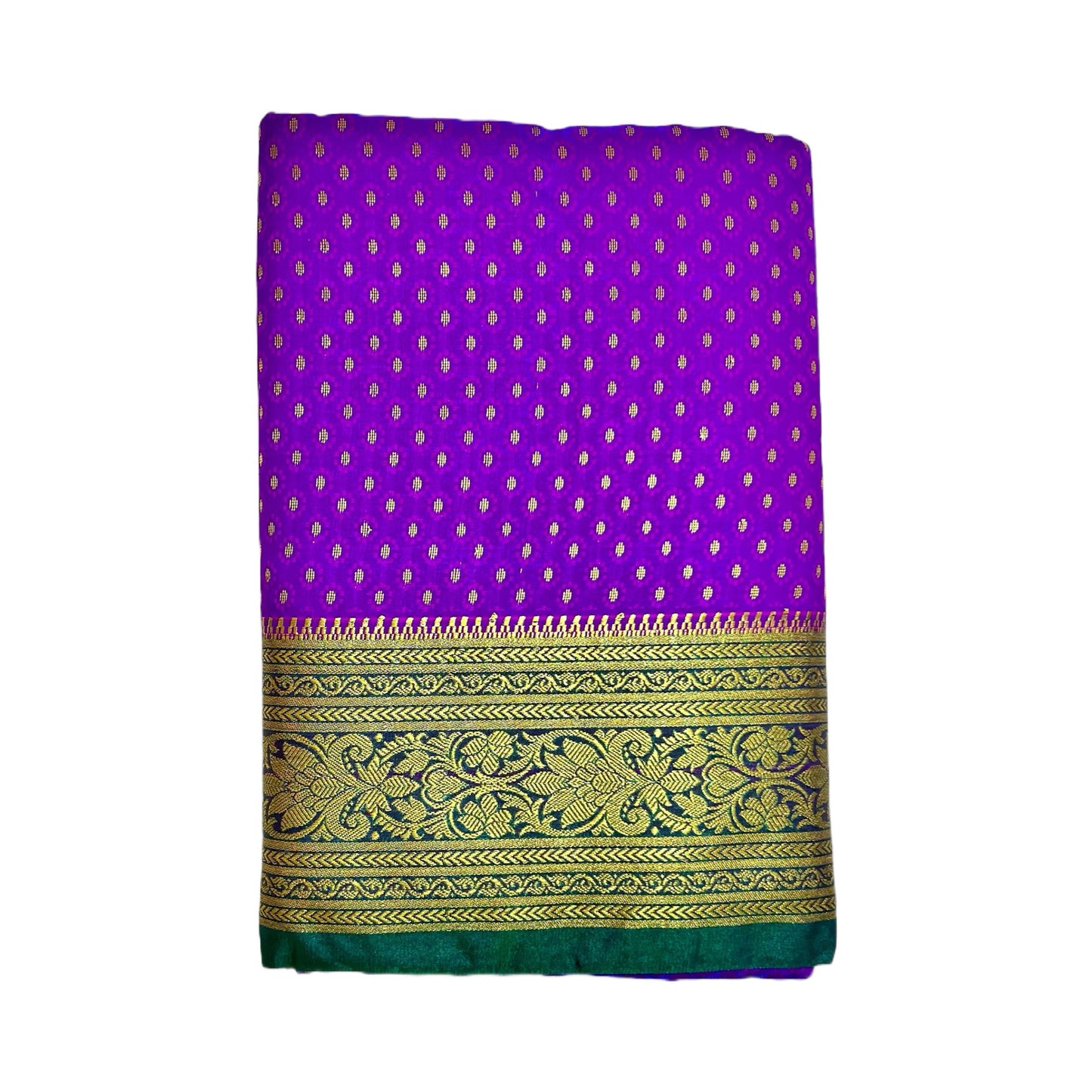 Violet Color Kanjivaram Silk Saree