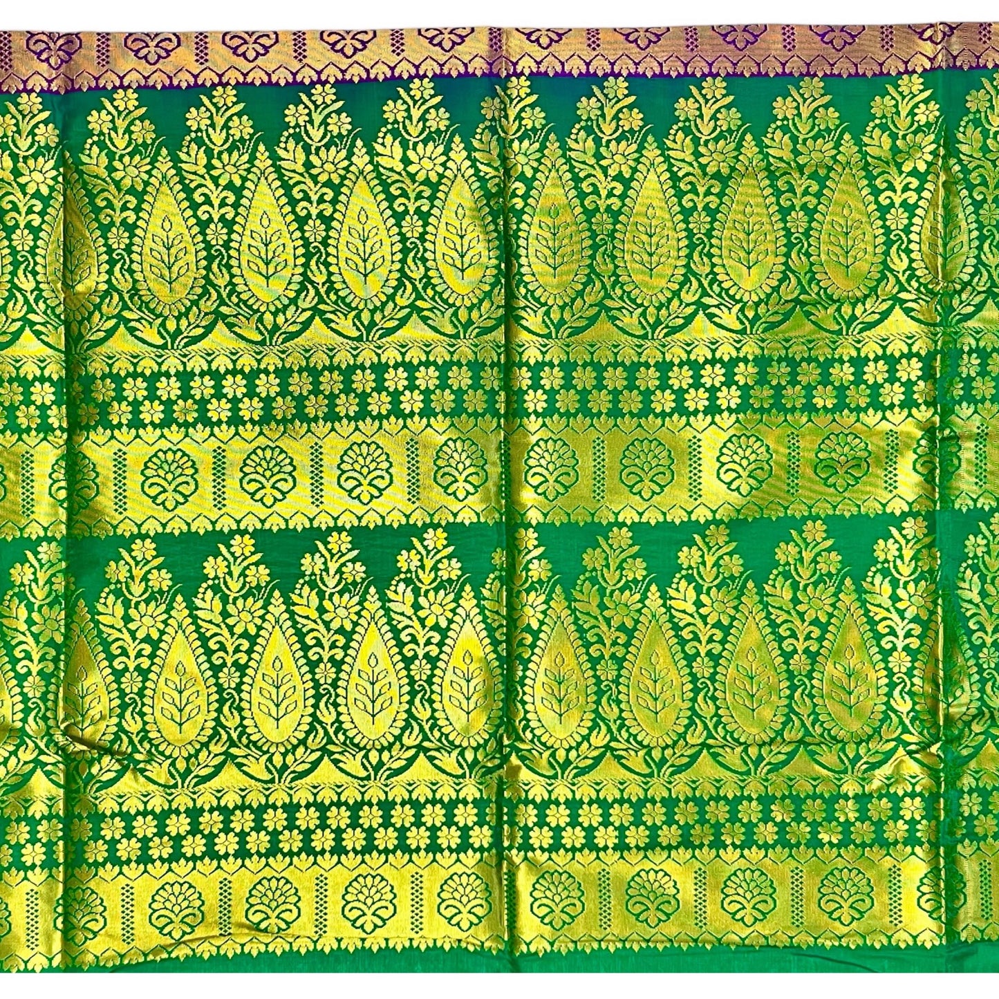 Violet Color Kanjivaram Silk Saree