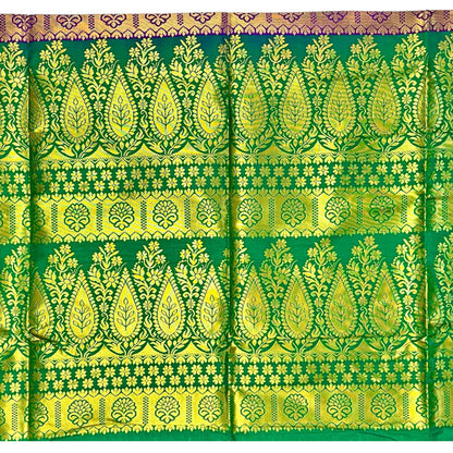 Violet Color Kanjivaram Silk Saree