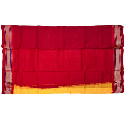 Yellow_and_Red_Semi_Silk_Paithani_Saree_blouse
